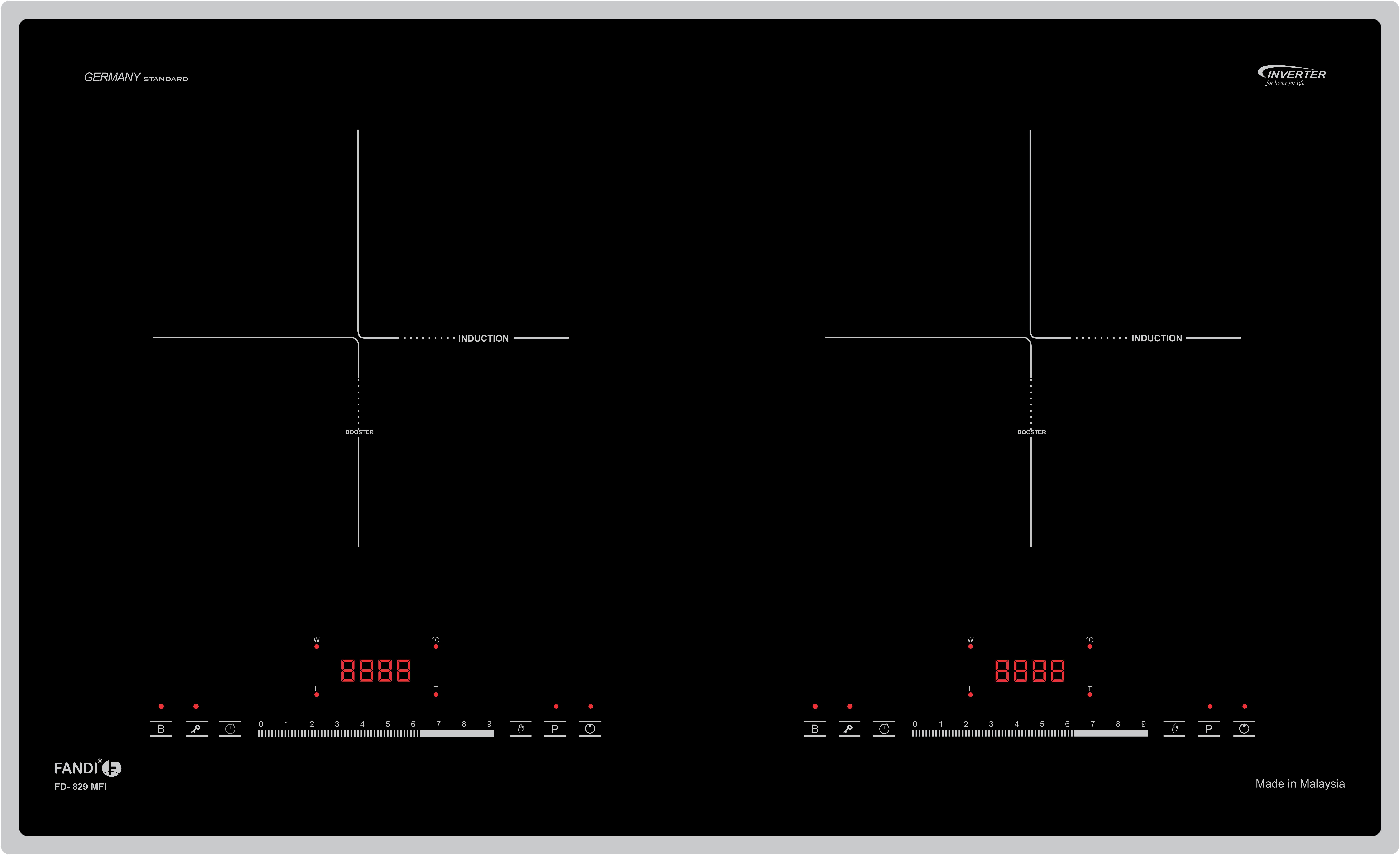 BẾP TỪ NHẬP KHẨU MALAYSIA FD - 829MFI